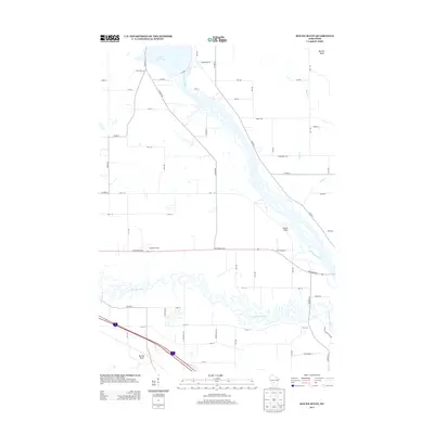 2013 Map of Round Bluff, 2013 Print