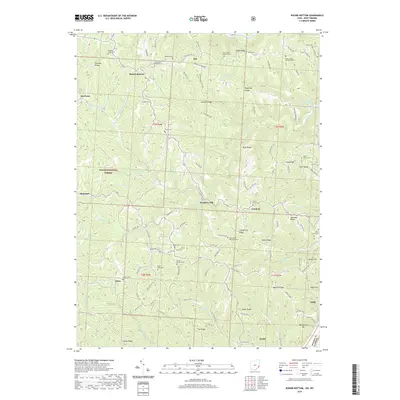 2019 Map of Round Bottom, 2019 Print