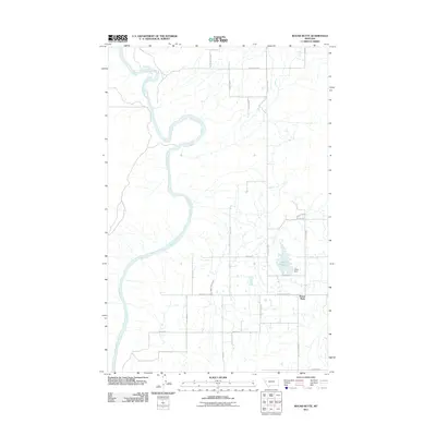 2011 Map of Round Butte, 2011 Print