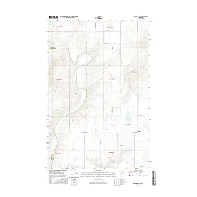 2017 Map of Round Butte, 2017 Print
