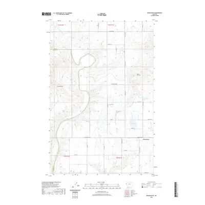 2020 Map of Round Butte, 2020 Print