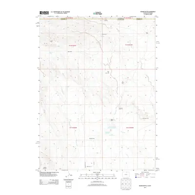 2013 Map of Round Butte, 2013 Print