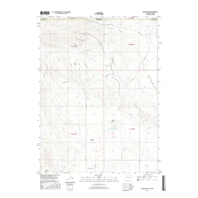 2016 Map of Round Butte, 2016 Print
