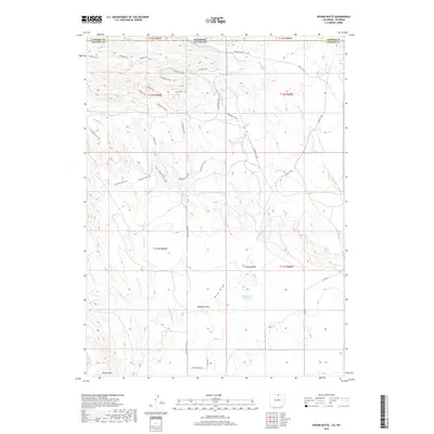 2019 Map of Round Butte, 2019 Print