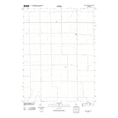 2010 Map of Round Grove, 2010 Print