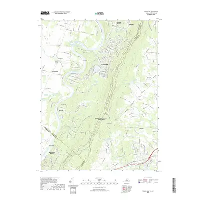 2019 Map of Round Hill, 2019 Print
