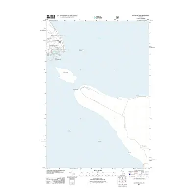 2011 Map of Round Island, 2011 Print