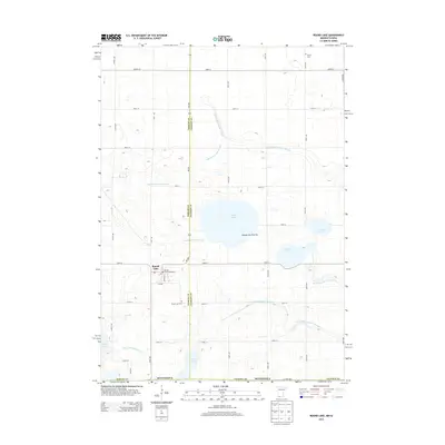 2013 Map of Round Lake, 2013 Print