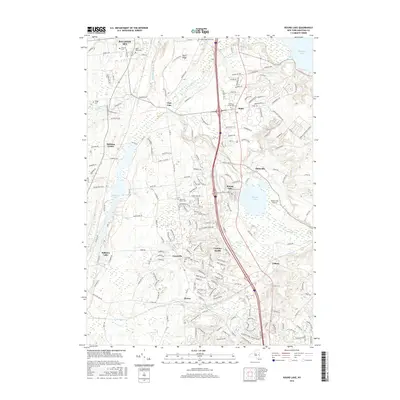 2016 Map of Round Lake, 2016 Print
