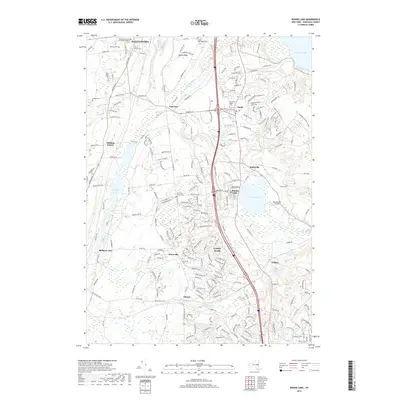 2019 Map of Round Lake, 2019 Print