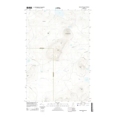 2014 Map of Round Mountain, 2014 Print