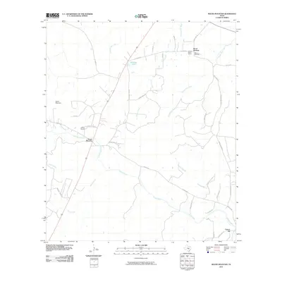 2010 Map of Round Mountain, 2010 Print