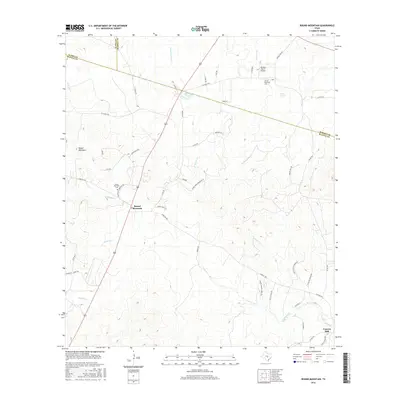 2016 Map of Round Mountain, 2016 Print