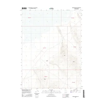2017 Map of Round Mountain, 2017 Print