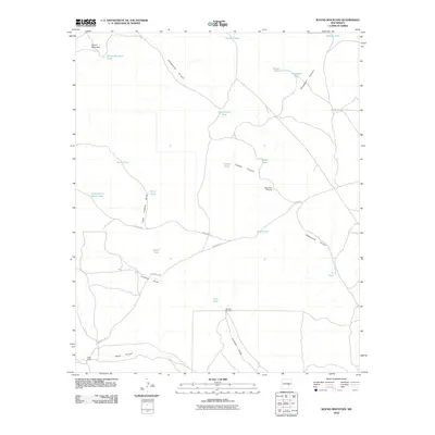 2010 Map of Round Mountain, 2010 Print