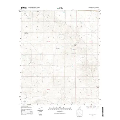 2013 Map of Round Mountain, 2013 Print
