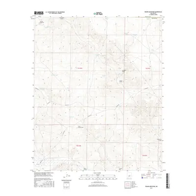2017 Map of Round Mountain, 2017 Print