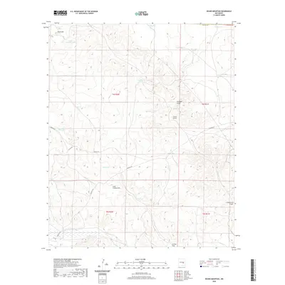 2020 Map of Round Mountain, 2020 Print