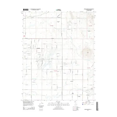 2015 Map of Round Mountain, 2015 Print