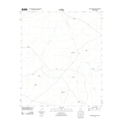 2011 Map of Round Mountain, 2011 Print