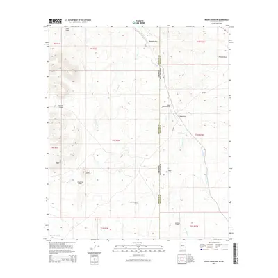 2014 Map of Round Mountain, 2014 Print