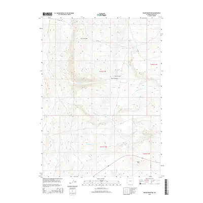 2015 Map of Round Mountain, 2015 Print