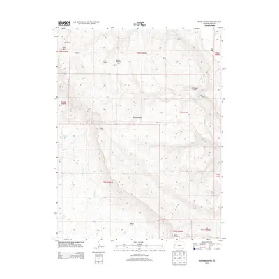 2013 Map of Round Mountain, 2013 Print