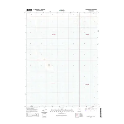 2014 Map of Round Mountain NW, 2014 Print