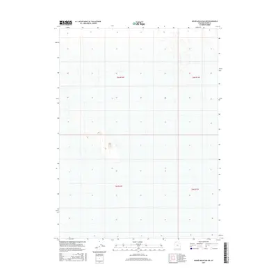 2017 Map of Round Mountain NW, 2017 Print
