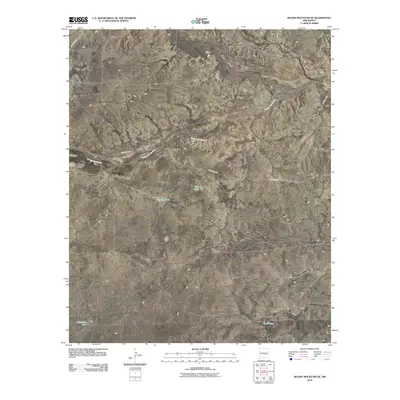 2010 Map of Round Mountain SE, 2010 Print