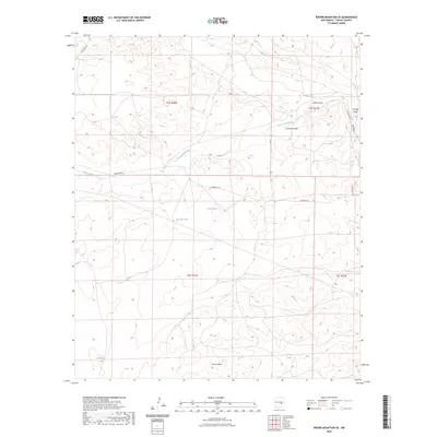 2023 Map of Round Mountain SE, 2023 Print