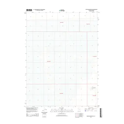 2014 Map of Round Mountain SW, 2014 Print