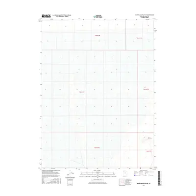2017 Map of Round Mountain SW, 2017 Print