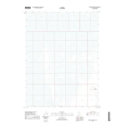 2020 Map of Round Mountain SW, 2020 Print
