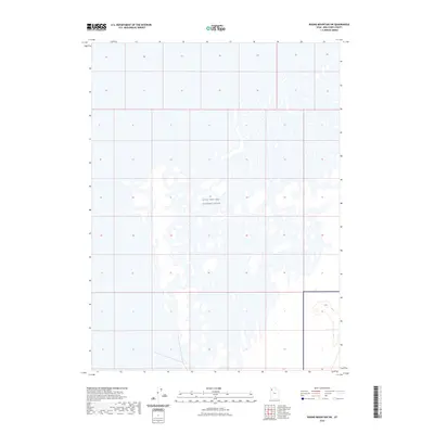 2023 Map of Round Mountain SW, 2023 Print