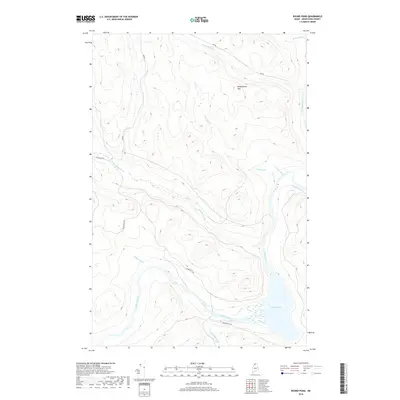 2018 Map of Round Pond, 2018 Print