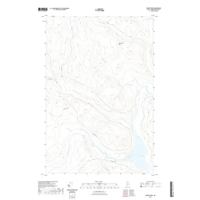 2021 Map of Round Pond, 2021 Print