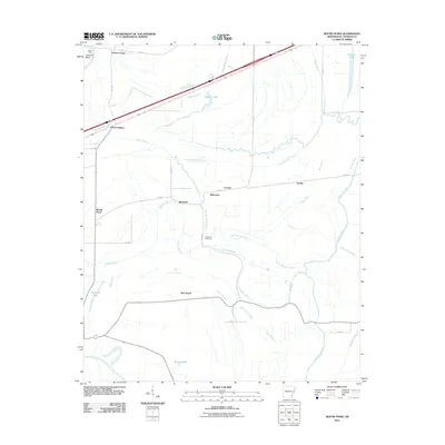 2011 Map of Round Pond, 2011 Print