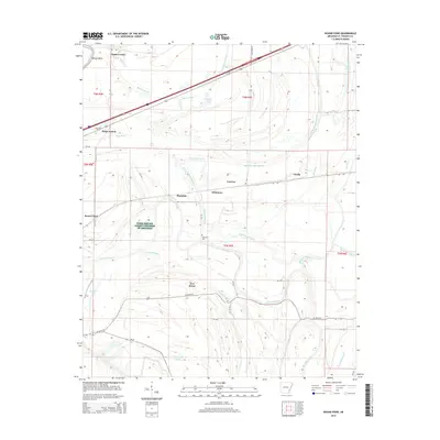2014 Map of Round Pond, 2014 Print