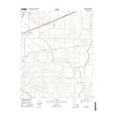 2017 Map of Round Pond, 2017 Print