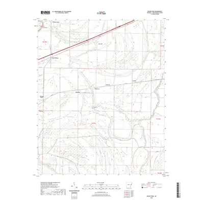 2020 Map of Round Pond, 2020 Print
