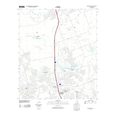 2010 Map of Round Rock, 2010 Print
