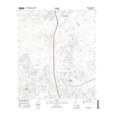 2016 Map of Round Rock, 2016 Print