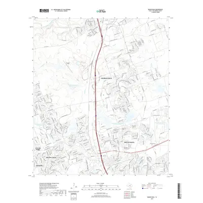 2019 Map of Round Rock, 2019 Print