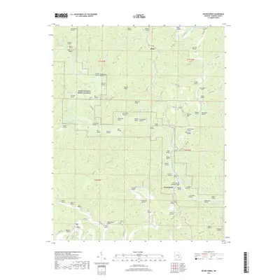 2017 Map of Round Spring, 2017 Print