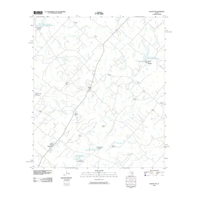 2010 Map of Round Top, 2010 Print