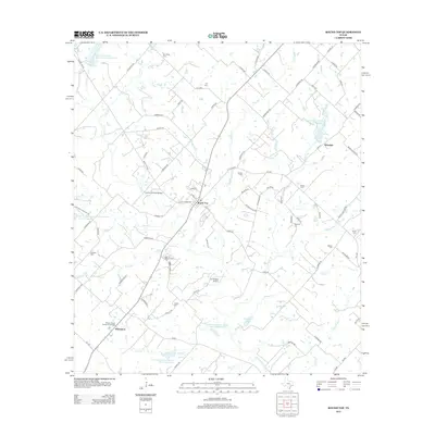 2013 Map of Round Top, 2013 Print