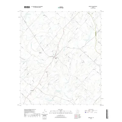 2019 Map of Round Top, 2019 Print