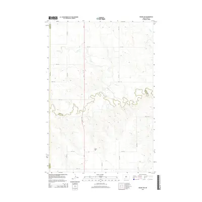 2014 Map of Round Top, 2014 Print