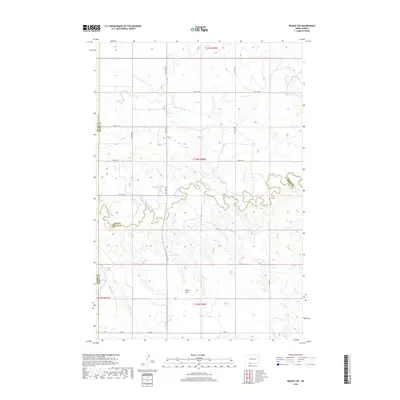 2018 Map of Round Top, 2018 Print